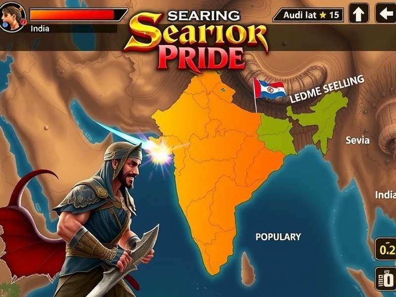 Searing Warrior Pride gameplay screenshot showing character combat